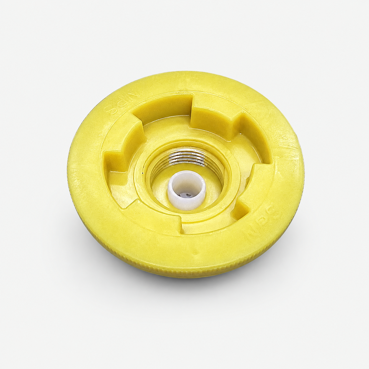 Bouchon jaune NPS de 2″ pour fût avec évent de sécurité Gore — 81620019