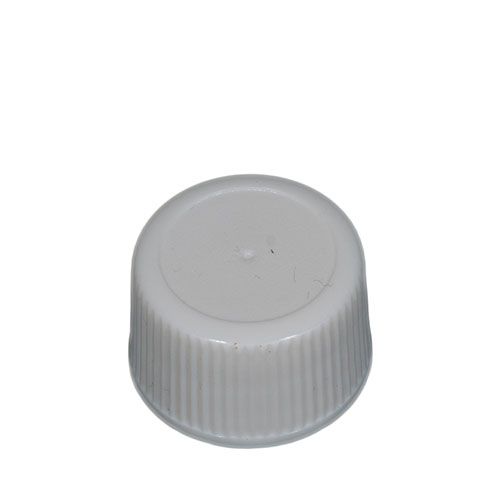 Bouchon vissé blanc 18-400 en plastique avec doublure F217 — BOT6985
