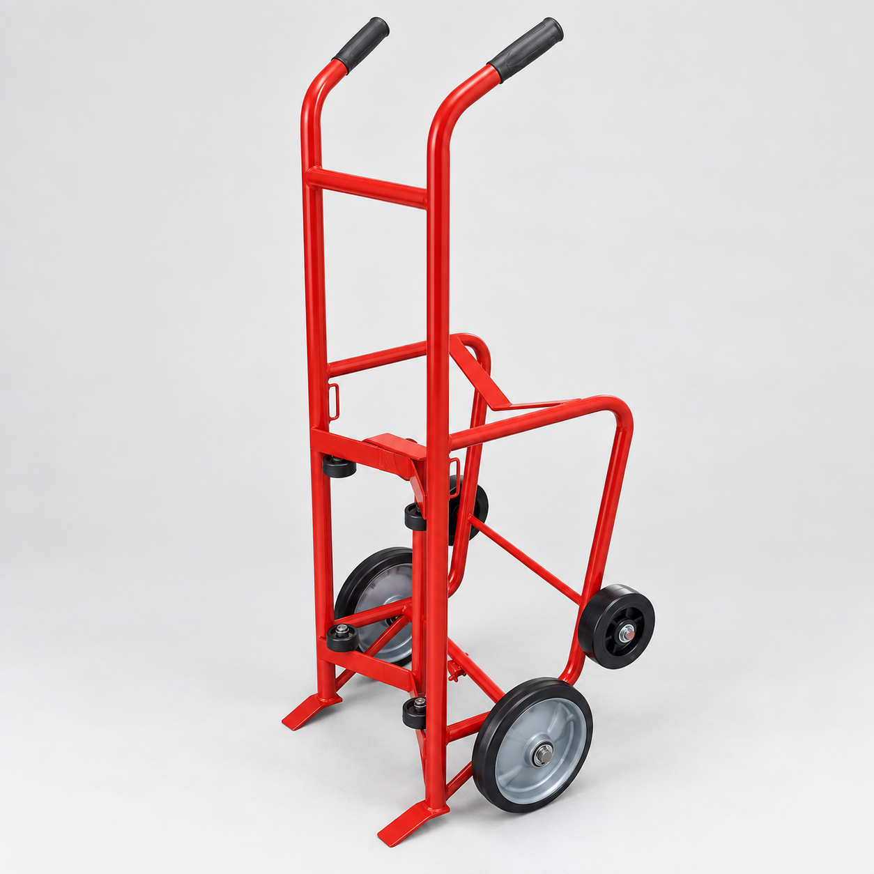 Red DAB industrial drum dolly