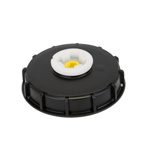 6″ Vented IBC Tank Lid with 2″ Plug and EPDM Gasket — TL652E